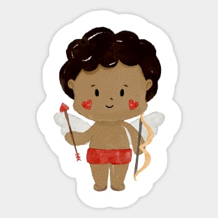 Cute Valentines day Angel Cupid Sticker